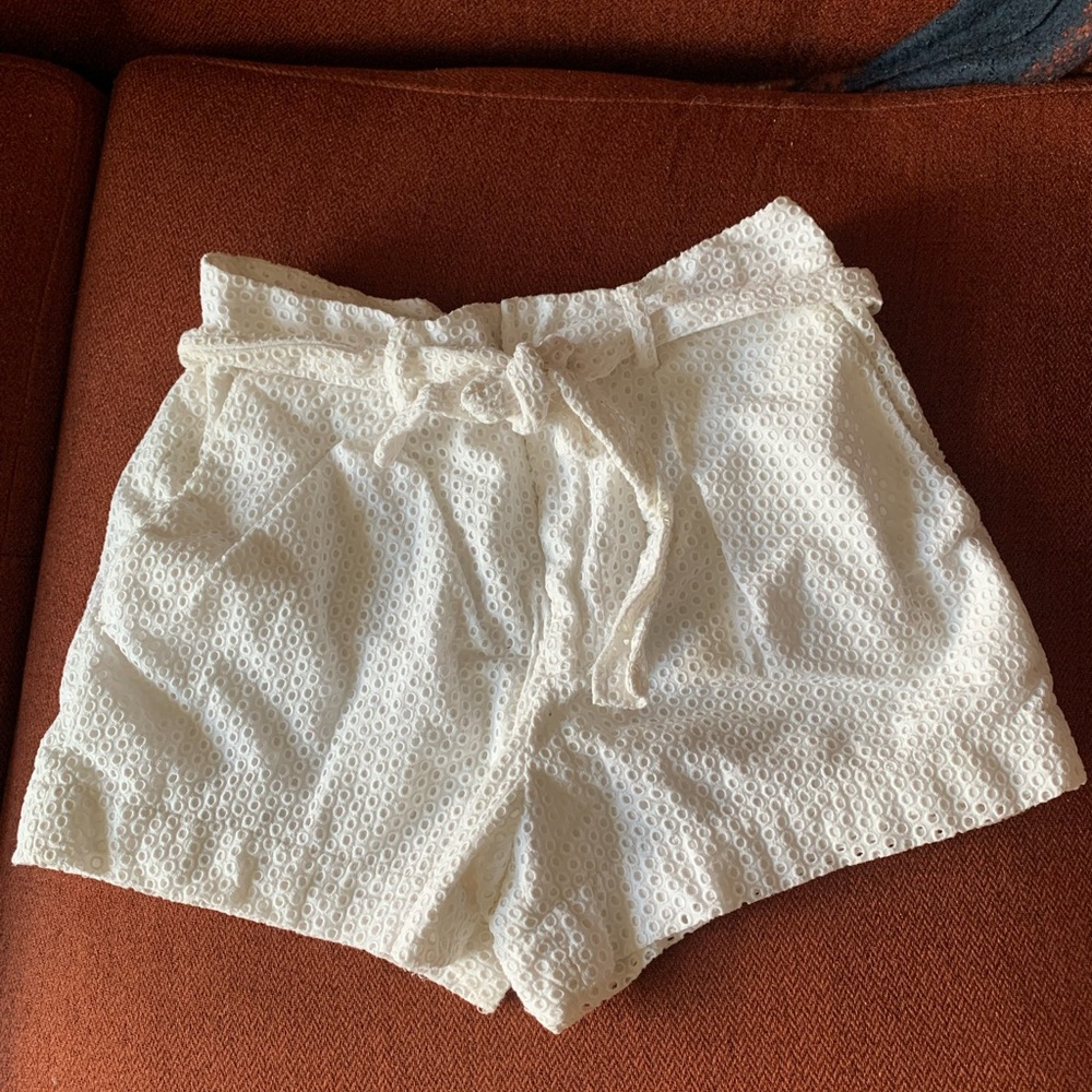 Polo by Ralph Lauren High Waist White Shorts